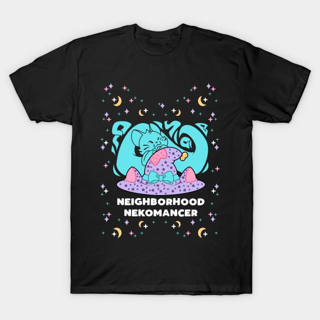 Neighborhood Nekomancer T-Shirt by Pupcakes and Cupcats